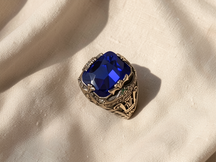 Zafír Arany Mix Gyűrű